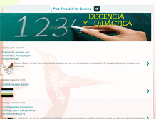 Tablet Screenshot of docenciaydidactica.ecobachillerato.com